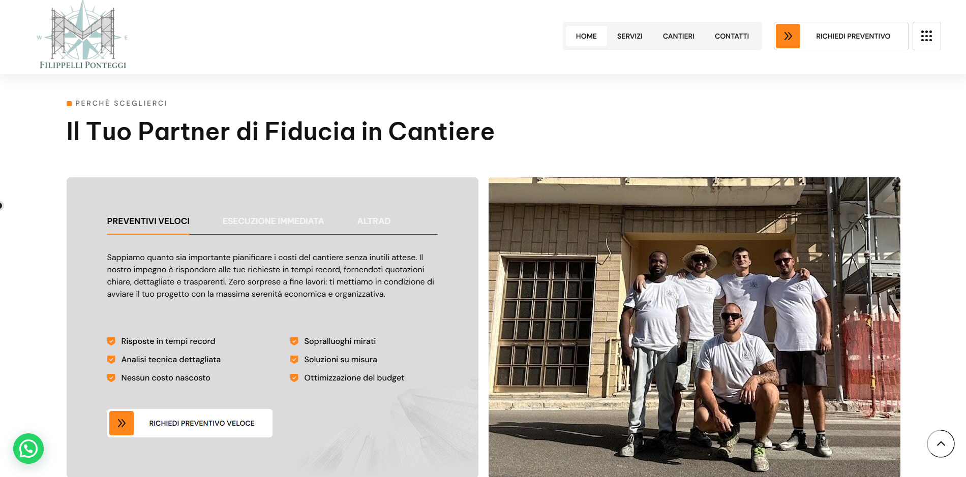 Progetto Filippelli Ponteggi